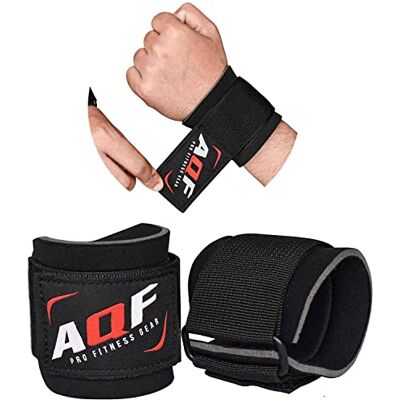 AQF Protege Poignet Rembourré En Néoprène Bandes Attelle Poignet De Force Pour Vos Entraînements Musculation En Gymnase - Publicité AQF Protege Poignet Rembourré En Néoprène Bandes Attelle Poignet De Force Pour Vos Entraînements Musculation En Gymnase - Publicité