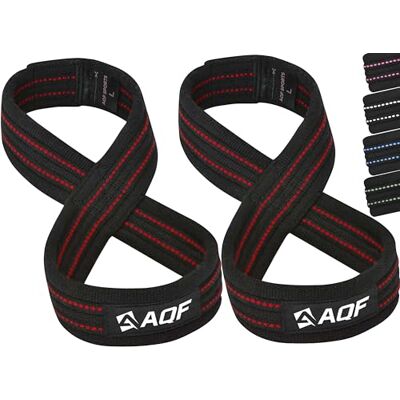 AQF Figure 8 Sangle De Tirage Musculation, Anti Slip Sangle Poignet Musculation Pour Haltérophilie, Soulevé De Terre, Heavy Duty Gym Lifting Straps, Ideal Sangle Levage Musculation (Noir et Bleu, M) - Publicité AQF Figure 8 Sangle De Tirage Musculation, Anti Slip Sangle Poignet Musculation Pour Haltérophilie, Soulevé De Terre, Heavy Duty Gym Lifting Straps, Ideal Sangle Levage Musculation (Noir et Bleu, M) - Publicité