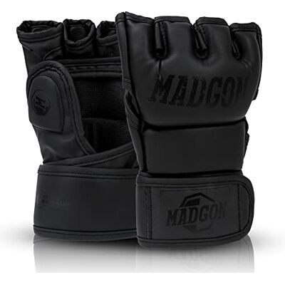 MADGON Gants de Boxe avec Rembourrage Professionnel – Gants MMA avec Bonne Stabilité du Poignet – Gants Boxe Durables pour Arts Martiaux, Boxe, Kickboxing, Sparring et Sac de Frappe - Publicité MADGON Gants de Boxe avec Rembourrage Professionnel – Gants MMA avec Bonne Stabilité du Poignet – Gants Boxe Durables pour Arts Martiaux, Boxe, Kickboxing, Sparring et Sac de Frappe - Publicité