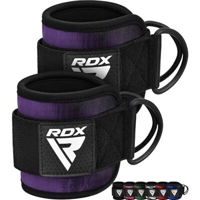RDX Sangle Cheville Musculation Anneau D'Haltérophilie Machine Fixation Ankle Straps, Poignet Wraps Fitness Entraînement, Exercices de Traction des Jambes, Hommes Femmes Maison Gym Entraînements - Publicité RDX Sangle Cheville Musculation Anneau D'Haltérophilie Machine Fixation Ankle Straps, Poignet Wraps Fitness Entraînement, Exercices de Traction des Jambes, Hommes Femmes Maison Gym Entraînements - Publicité