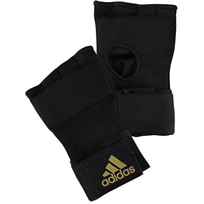 Adidas Sous-gants Super Noir Noir/jaune Small - Publicité Adidas Sous-gants Super Noir Noir/jaune Small - Publicité