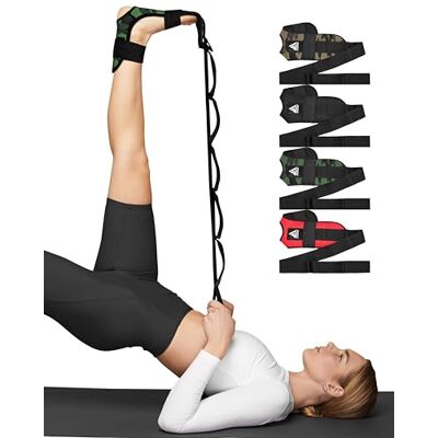 RDX Leg Stretcher, Yoga Stretching Strap for Plantar Fasciitis, Améliorer la Force, l'équilibre des étirements et la flexibilité Trainer, Équipement d'étirement de qualité supérieure pour Le Ballet - Publicité RDX Leg Stretcher, Yoga Stretching Strap for Plantar Fasciitis, Améliorer la Force, l'équilibre des étirements et la flexibilité Trainer, Équipement d'étirement de qualité supérieure pour Le Ballet - Publicité
