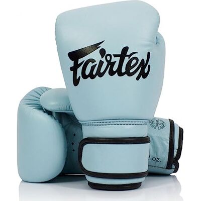 Fairtex - BGV20 - Bleu Pastel - Gants de boxe - Publicité Fairtex - BGV20 - Bleu Pastel - Gants de boxe - Publicité