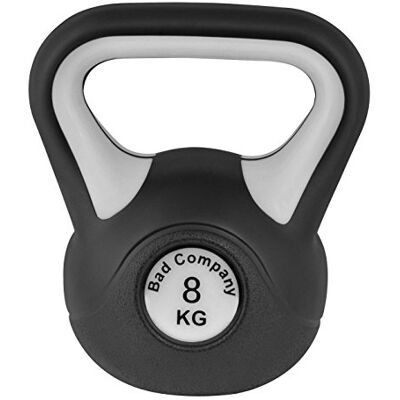 Bad Company Black & White Kettlebell Boule Haltères main Poids Guide avec instructions bebilderter d'entraînement – Tailles au choix (St) - Publicité Bad Company Black & White Kettlebell Boule Haltères main Poids Guide avec instructions bebilderter d'entraînement – Tailles au choix (St) - Publicité