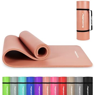 MSPORTS Tapis de Gymnastique Premium – Tapis de Sol Antidérapant pour Fitness, Yoga & Musculation – Disponible en 4 Tailles, et 12 Couleurs Tapis de yoga épais - Publicité MSPORTS Tapis de Gymnastique Premium – Tapis de Sol Antidérapant pour Fitness, Yoga & Musculation – Disponible en 4 Tailles, et 12 Couleurs Tapis de yoga épais - Publicité