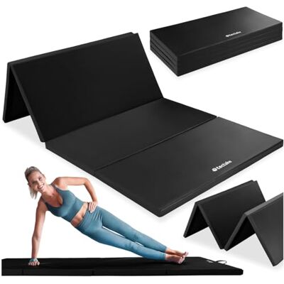 tectake® Tapis de sport épais Tapis de yoga Pliable, Matelas de Gym Antidérapant 240x120x5cm Poignées de Transport, Gymnastique, Fitness, Arts martiaux, Yoga, Pilates, musculation, Stretching, Piscine - Publicité tectake® Tapis de sport épais Tapis de yoga Pliable, Matelas de Gym Antidérapant 240x120x5cm Poignées de Transport, Gymnastique, Fitness, Arts martiaux, Yoga, Pilates, musculation, Stretching, Piscine - Publicité