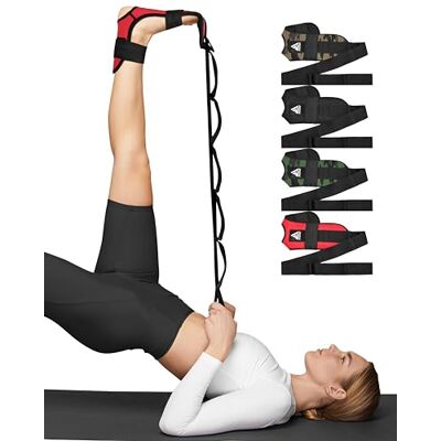 RDX Leg Stretcher, Yoga Stretching Strap for Plantar Fasciitis, Améliorer la Force, l'équilibre des étirements et la flexibilité Trainer, Équipement d'étirement de qualité supérieure pour Le Ballet - Publicité RDX Leg Stretcher, Yoga Stretching Strap for Plantar Fasciitis, Améliorer la Force, l'équilibre des étirements et la flexibilité Trainer, Équipement d'étirement de qualité supérieure pour Le Ballet - Publicité