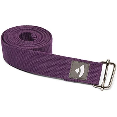 Bodhi Ceinture de Yoga Asana en coton avec boucle de serrage en métal, accessoire de yoga pratique, outil de base pour les débutants et non débutants - Publicité Bodhi Ceinture de Yoga Asana en coton avec boucle de serrage en métal, accessoire de yoga pratique, outil de base pour les débutants et non débutants - Publicité
