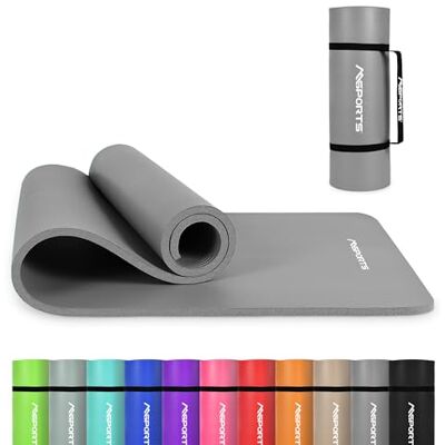 MSPORTS Tapis de Gymnastique Premium – Tapis de Sol Antidérapant pour Fitness, Yoga & Musculation – Disponible en 4 Tailles, et 12 Couleurs Tapis de yoga épais - Publicité MSPORTS Tapis de Gymnastique Premium – Tapis de Sol Antidérapant pour Fitness, Yoga & Musculation – Disponible en 4 Tailles, et 12 Couleurs Tapis de yoga épais - Publicité