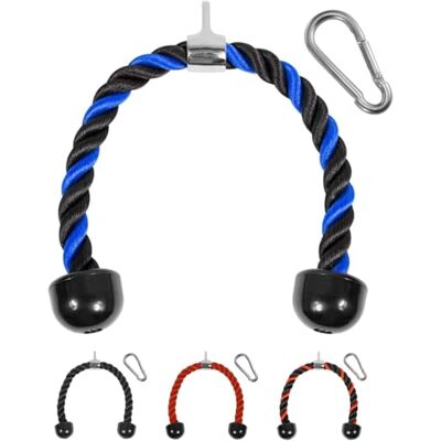 Yes4All Yes4ll 68,6 et 91,4 cm corde triceps vec 4 couleurs, corde muscultion fitness, ccessoires de muscultion, sport ccessoires entrinement, poignee tirge - Publicité Yes4All Yes4ll 68,6 et 91,4 cm corde triceps vec 4 couleurs, corde muscultion fitness, ccessoires de muscultion, sport ccessoires entrinement, poignee tirge - Publicité