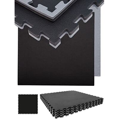 Eyepower - 3.2m2 Sol de Gym - 90x90 cm - 2 cm - Tapis de Gym - Publicité Eyepower - 3.2m2 Sol de Gym - 90x90 cm - 2 cm - Tapis de Gym - Publicité