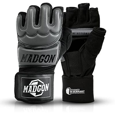 MADGON Gants de Boxe et MMA Professionnels – Gants MMA Qualité Pro Fabrication Haute Qualité pour Boxe, Entraînement, Sac de Frappe, Combat Libre, Grappling et Arts Martiaux Gants Boxe - Publicité MADGON Gants de Boxe et MMA Professionnels – Gants MMA Qualité Pro Fabrication Haute Qualité pour Boxe, Entraînement, Sac de Frappe, Combat Libre, Grappling et Arts Martiaux Gants Boxe - Publicité