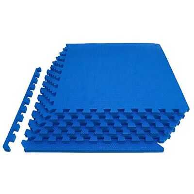 Tapis de puzzle d'exercice Unisexe ProsourceFit - Bleu - Publicité Tapis de puzzle d'exercice Unisexe ProsourceFit - Bleu - Publicité