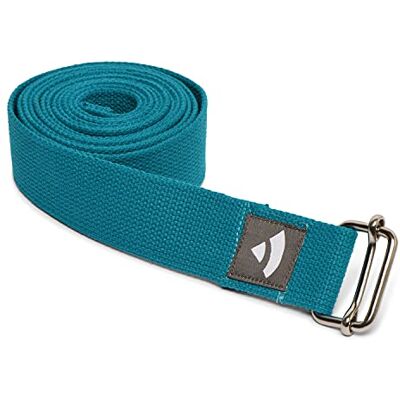 Bodhi Ceinture de Yoga Asana en coton avec boucle de serrage en métal, accessoire de yoga pratique, outil de base pour les débutants et non débutants - Publicité Bodhi Ceinture de Yoga Asana en coton avec boucle de serrage en métal, accessoire de yoga pratique, outil de base pour les débutants et non débutants - Publicité