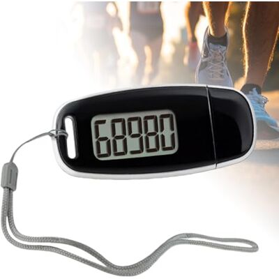 VEGOATY Podomètre 3D avec clip et sangle, rechargeable par USB, podomètre pour la marche, grand écran, podomètre sans application ni téléphone portable, suivi des pas précis - Publicité VEGOATY Podomètre 3D avec clip et sangle, rechargeable par USB, podomètre pour la marche, grand écran, podomètre sans application ni téléphone portable, suivi des pas précis - Publicité