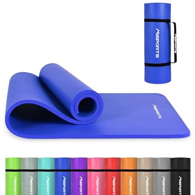 MSPORTS Tapis de Gymnastique Premium – Tapis de Sol Antidérapant pour Fitness, Yoga & Musculation – Disponible en 4 Tailles, et 12 Couleurs Tapis de yoga épais - Publicité MSPORTS Tapis de Gymnastique Premium – Tapis de Sol Antidérapant pour Fitness, Yoga & Musculation – Disponible en 4 Tailles, et 12 Couleurs Tapis de yoga épais - Publicité