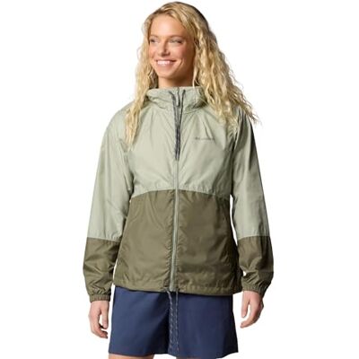Columbia - Veste coupe-vent à capuche Flash Forward II - Vert pierre safari - Femme - Publicité Columbia - Veste coupe-vent à capuche Flash Forward II - Vert pierre safari - Femme - Publicité