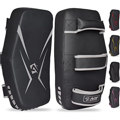 AQF Bouclier De Frappe, Coussin De Frappe, Pao Boxe Cuir Maya Courbé Kick Shield, Pattes d'ours Boxe, Thai Pad, Punching Cible pour MMA, Taekwondo, Boxing, Karate, Arts Martiaux & UFC - Publicité AQF Bouclier De Frappe, Coussin De Frappe, Pao Boxe Cuir Maya Courbé Kick Shield, Pattes d'ours Boxe, Thai Pad, Punching Cible pour MMA, Taekwondo, Boxing, Karate, Arts Martiaux & UFC - Publicité