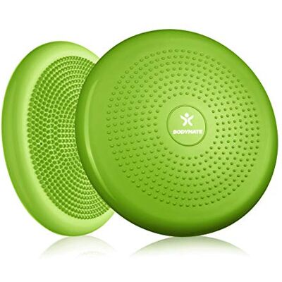 BODYMATE 34cm Balance Cushion. Inflatable Stability Disc Balance Board. Publicité BODYMATE 34cm Balance Cushion. Inflatable Stability Disc Balance Board. Publicité