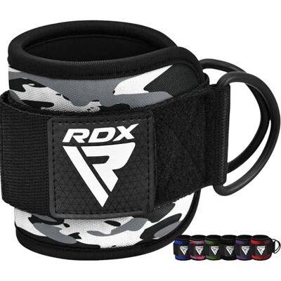 RDX Sangle Cheville Musculation Anneau D'Haltérophilie Machine Fixation Ankle Straps, Poignet Wraps Fitness Entraînement, Exercices de Traction des Jambes, Hommes Femmes Maison Gym Entraînements - Publicité RDX Sangle Cheville Musculation Anneau D'Haltérophilie Machine Fixation Ankle Straps, Poignet Wraps Fitness Entraînement, Exercices de Traction des Jambes, Hommes Femmes Maison Gym Entraînements - Publicité