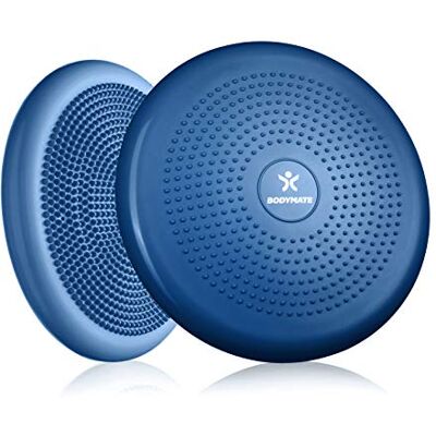 BODYMATE Coussin d'équilibre Ø34cm + Pompe Coussin Gonflable pour Core Training, Fitness, rééducation Bleu - Publicité BODYMATE Coussin d'équilibre Ø34cm + Pompe Coussin Gonflable pour Core Training, Fitness, rééducation Bleu - Publicité