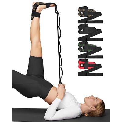 RDX Leg Stretcher, Yoga Stretching Strap for Plantar Fasciitis, Améliorer la Force, l'équilibre des étirements et la flexibilité Trainer, Équipement d'étirement de qualité supérieure pour Le Ballet - Publicité RDX Leg Stretcher, Yoga Stretching Strap for Plantar Fasciitis, Améliorer la Force, l'équilibre des étirements et la flexibilité Trainer, Équipement d'étirement de qualité supérieure pour Le Ballet - Publicité