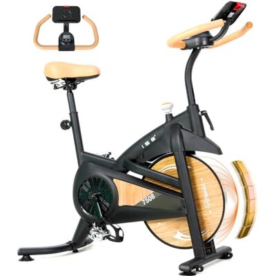 ISE Velo d Appartement Silencieux avec Résistance Magnétique Réglable, Vélo d'appartement avec Écran LCD, Réglable en Guidon et Siège Confortable, Pour Entraînement Cardio à la Maison, Capacité 130KG - Publicité ISE Velo d Appartement Silencieux avec Résistance Magnétique Réglable, Vélo d'appartement avec Écran LCD, Réglable en Guidon et Siège Confortable, Pour Entraînement Cardio à la Maison, Capacité 130KG - Publicité