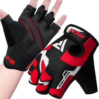RDX Gants de Fitness Musculation d'haltérophilie D'entraînement, Antidérapant Rembourré Paume Protection Gloves, Cyclisme Aviron Le Sport Levage Poids Gymnastique Suédoise, Homme Femme - Publicité RDX Gants de Fitness Musculation d'haltérophilie D'entraînement, Antidérapant Rembourré Paume Protection Gloves, Cyclisme Aviron Le Sport Levage Poids Gymnastique Suédoise, Homme Femme - Publicité