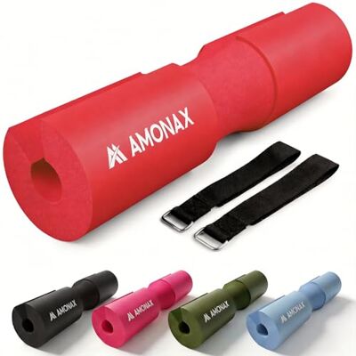 Amonax Barbell Squat Pad, Manchon Mousse à Squat, Support Nuque et Épaules Protection Pour Squats, Fentes, Hip Thrusts et Haltérophilie, Coussin d’haltères et Coussin Squat Pour Musculation à Domicile - Publicité Amonax Barbell Squat Pad, Manchon Mousse à Squat, Support Nuque et Épaules Protection Pour Squats, Fentes, Hip Thrusts et Haltérophilie, Coussin d’haltères et Coussin Squat Pour Musculation à Domicile - Publicité