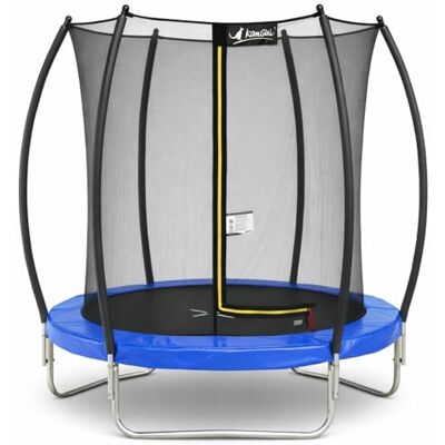 Kangui Trampoline Rond Ø180cm avec Filet de sécurité intérieur- Bleu FPR 180 - Publicité Kangui Trampoline Rond Ø180cm avec Filet de sécurité intérieur- Bleu FPR 180 - Publicité