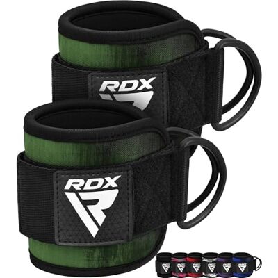 RDX Sangle Cheville Musculation Anneau D'Haltérophilie Machine Fixation Ankle Straps, Poignet Wraps Fitness Entraînement, Exercices de Traction des Jambes, Hommes Femmes Maison Gym Entraînements - Publicité RDX Sangle Cheville Musculation Anneau D'Haltérophilie Machine Fixation Ankle Straps, Poignet Wraps Fitness Entraînement, Exercices de Traction des Jambes, Hommes Femmes Maison Gym Entraînements - Publicité