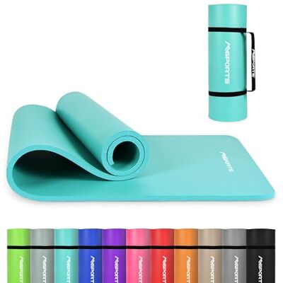 MSPORTS Tapis de Gymnastique Premium – Tapis de Sol Antidérapant pour Fitness, Yoga & Musculation – Disponible en 4 Tailles, et 12 Couleurs Tapis de yoga épais - Publicité MSPORTS Tapis de Gymnastique Premium – Tapis de Sol Antidérapant pour Fitness, Yoga & Musculation – Disponible en 4 Tailles, et 12 Couleurs Tapis de yoga épais - Publicité