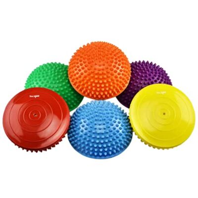 Yes4All Yoga Half Ball, Balance Pods Fitness Machine Exercice; Tremplins à bille d'équilibre; Planche d'équilibre avec pompe incluse - Publicité Yes4All Yoga Half Ball, Balance Pods Fitness Machine Exercice; Tremplins à bille d'équilibre; Planche d'équilibre avec pompe incluse - Publicité
