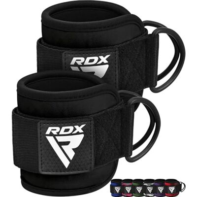 RDX Sangle Cheville Musculation Anneau D'Haltérophilie Machine Fixation Ankle Straps, Poignet Wraps Fitness Entraînement, Exercices de Traction des Jambes, Hommes Femmes Maison Gym Entraînements - Publicité RDX Sangle Cheville Musculation Anneau D'Haltérophilie Machine Fixation Ankle Straps, Poignet Wraps Fitness Entraînement, Exercices de Traction des Jambes, Hommes Femmes Maison Gym Entraînements - Publicité