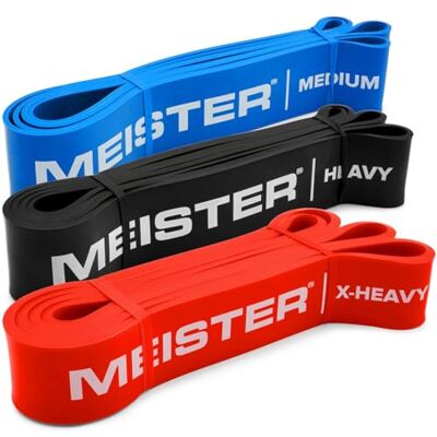 Meister X Band Bande de Résistance Largeur Confort 41" x 2" – Bandes Boucles Extra Larges Premium - Publicité Meister X Band Bande de Résistance Largeur Confort 41" x 2" – Bandes Boucles Extra Larges Premium - Publicité