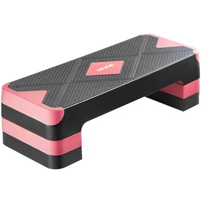 VEVOR Stepper Aérobie Fitness 71 cm de Long, Step de Fitness Réglable en Hauteur, Plate-forme pour Exercices d'Aérobic avec 4 Rehausseurs, Antidérapant, pour la Musculation Domicile Gym, Rouge - Publicité VEVOR Stepper Aérobie Fitness 71 cm de Long, Step de Fitness Réglable en Hauteur, Plate-forme pour Exercices d'Aérobic avec 4 Rehausseurs, Antidérapant, pour la Musculation Domicile Gym, Rouge - Publicité