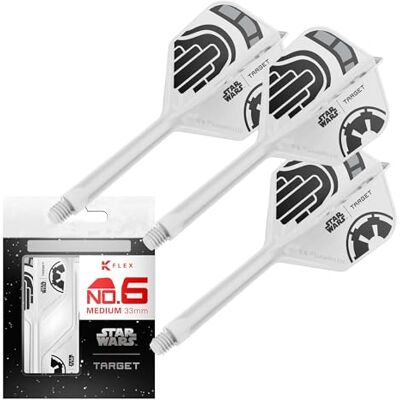 Target Darts Star Wars Storm Trooper K Flex Ailettes et Tiges de Fléchettes Intégrées Stormtrooper Lot de 3 K-Flex, N° 6 Accessoires Disney K-Flex, Moyen (33mm) - Publicité Target Darts Star Wars Storm Trooper K Flex Ailettes et Tiges de Fléchettes Intégrées Stormtrooper Lot de 3 K-Flex, N° 6 Accessoires Disney K-Flex, Moyen (33mm) - Publicité