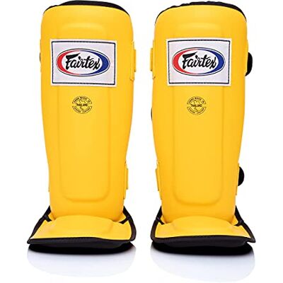 Fairtex SP3 Pro Style Protège-Tibias in-Step Double rembourré - Publicité Fairtex SP3 Pro Style Protège-Tibias in-Step Double rembourré - Publicité