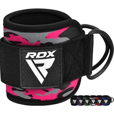 RDX Sangle Cheville Musculation Anneau D'Haltérophilie Machine Fixation Ankle Straps, Poignet Wraps Fitness Entraînement, Exercices de Traction des Jambes, Hommes Femmes Maison Gym Entraînements - Publicité RDX Sangle Cheville Musculation Anneau D'Haltérophilie Machine Fixation Ankle Straps, Poignet Wraps Fitness Entraînement, Exercices de Traction des Jambes, Hommes Femmes Maison Gym Entraînements - Publicité