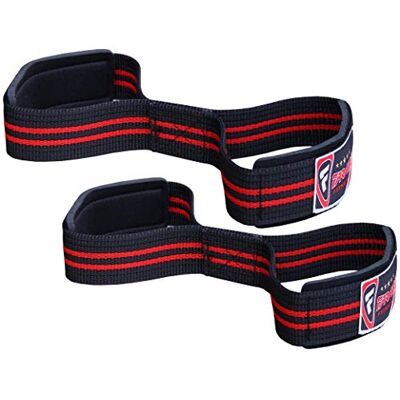 Farabi Sports Sangles de Barre d'haltérophilie en Forme de 8 - Publicité Farabi Sports Sangles de Barre d'haltérophilie en Forme de 8 - Publicité