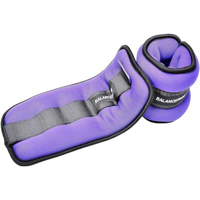 Signature Fitness - BalanceFrom - Violet - Ankle weights - Publicité Signature Fitness - BalanceFrom - Violet - Ankle weights - Publicité