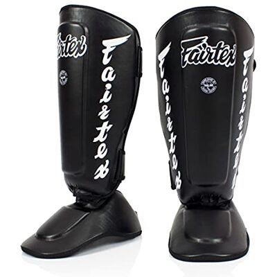 Fairtex Muay Thai SP7 Protège-Tibia avec Protection de Pied Amovible, pour Boxe et Arts Martiaux Mixtes - Publicité Fairtex Muay Thai SP7 Protège-Tibia avec Protection de Pied Amovible, pour Boxe et Arts Martiaux Mixtes - Publicité