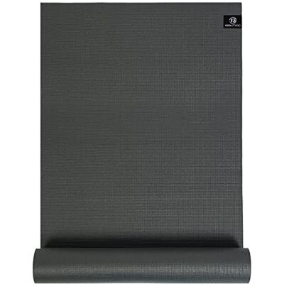 Yoga Studio Tapis de yoga collant, résistant aux déchirures, antidérapant, pour l'entraînement, le fitness, le yoga, le pilates, 183 cm x 61 cm x 6 mm (gris graphite) - Publicité Yoga Studio Tapis de yoga collant, résistant aux déchirures, antidérapant, pour l'entraînement, le fitness, le yoga, le pilates, 183 cm x 61 cm x 6 mm (gris graphite) - Publicité