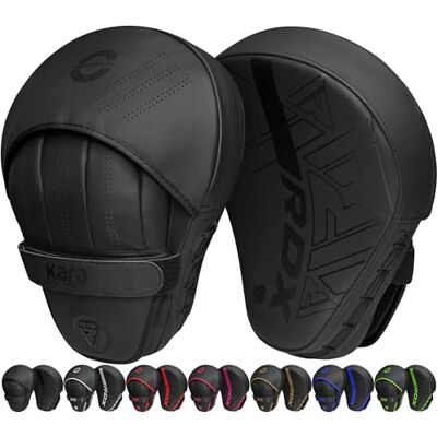 RDX Pattes d'ours Boxe MMA Incurvé Art Martiaux Bouclier Pao Muay Thai Kick Boxing Bouclier de Frappe Maya Hide Cuir Kara Cible D'entraînement Mitaines Focus Pads Sports de Combat Taekwondo Noir - Publicité RDX Pattes d'ours Boxe MMA Incurvé Art Martiaux Bouclier Pao Muay Thai Kick Boxing Bouclier de Frappe Maya Hide Cuir Kara Cible D'entraînement Mitaines Focus Pads Sports de Combat Taekwondo Noir - Publicité