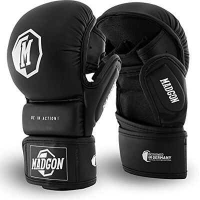 MADGON Gants de Boxe – Gants MMA Fabriqués à Partir de Matières de Qualité Supérieure – Gants Boxe avec Rembourrage Extra Épais pour Sparring, Arts Martiaux, Boxe, Kickboxing – Sac Inclus - Publicité MADGON Gants de Boxe – Gants MMA Fabriqués à Partir de Matières de Qualité Supérieure – Gants Boxe avec Rembourrage Extra Épais pour Sparring, Arts Martiaux, Boxe, Kickboxing – Sac Inclus - Publicité