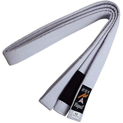 Playwell Arts Martiaux Compétition Grade Ju Jitsu Blanc Pro Épais Qualité Ceinture A1 - Publicité Playwell Arts Martiaux Compétition Grade Ju Jitsu Blanc Pro Épais Qualité Ceinture A1 - Publicité