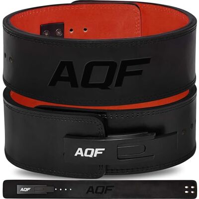 AQF Ceinture Musculation Homme Avec Levier Boucle 4" Large x 13 mm Ceinture de Force à Levier Ceinture Lombaire Haltérophilie pour Powerlifting, Fitness, Gym et Deadlifts (XXXL) - Publicité AQF Ceinture Musculation Homme Avec Levier Boucle 4" Large x 13 mm Ceinture de Force à Levier Ceinture Lombaire Haltérophilie pour Powerlifting, Fitness, Gym et Deadlifts (XXXL) - Publicité