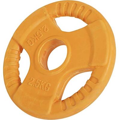 Disques de Poids en Caoutchouc Olympiques Gorilla Sports - 50/51mm, 1,25-25kg - Publicité Disques de Poids en Caoutchouc Olympiques Gorilla Sports - 50/51mm, 1,25-25kg - Publicité