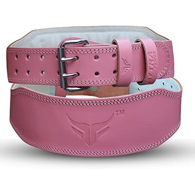 Mytra Fusion ceinture musculation femme ceinture musculation Cuir véritable ceinture fitness femme pour Gym, Fitness, Workout, Haltérophilie, Deadlift et Powerlifting (Pink, M) - Publicité Mytra Fusion ceinture musculation femme ceinture musculation Cuir véritable ceinture fitness femme pour Gym, Fitness, Workout, Haltérophilie, Deadlift et Powerlifting (Pink, M) - Publicité