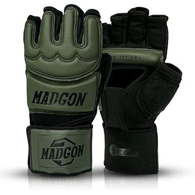 MADGON Gants de Boxe et MMA Professionnels – Gants MMA Qualité Pro Fabrication Haute Qualité pour Boxe, Entraînement, Sac de Frappe, Combat Libre, Grappling et Arts Martiaux Gants Boxe - Publicité MADGON Gants de Boxe et MMA Professionnels – Gants MMA Qualité Pro Fabrication Haute Qualité pour Boxe, Entraînement, Sac de Frappe, Combat Libre, Grappling et Arts Martiaux Gants Boxe - Publicité
